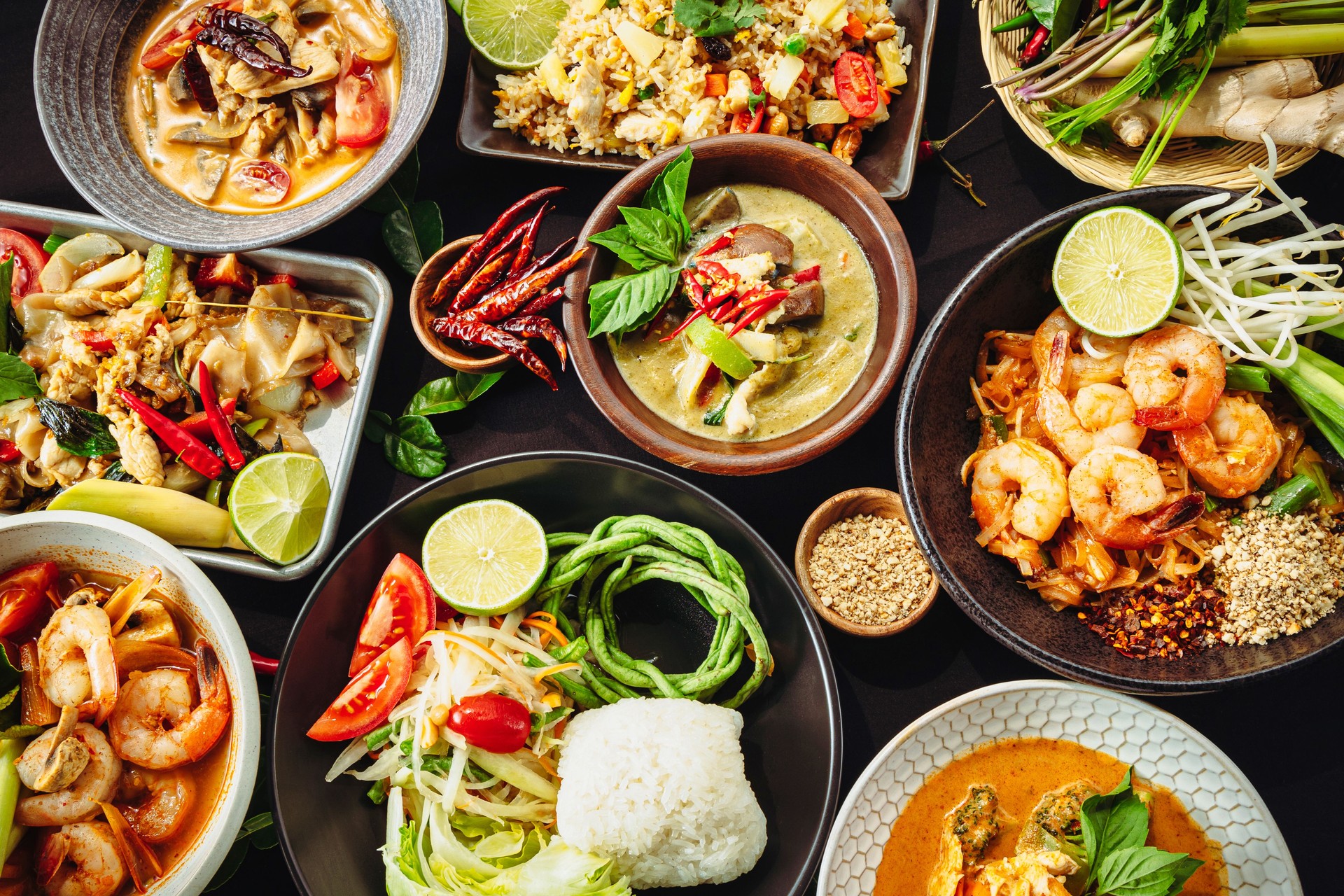 Assorted Thai Foods